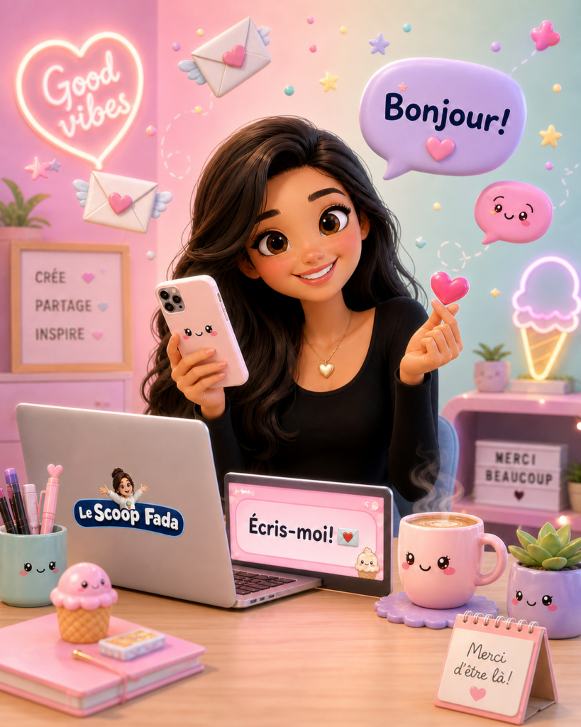✉️ Une question ? Un message ? Je suis là pour toi ! Écris-moi et je te réponds avec plein de bonne humeur kawaii 💕